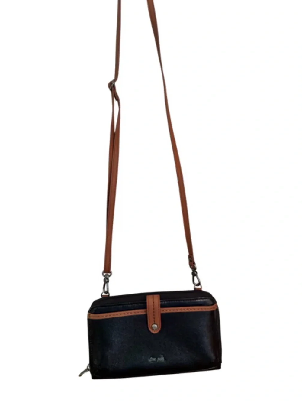 NEW The Sak Large Smartphone Convertible Crossbody/Wristlet in Black Onyx